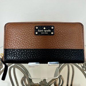 Kate Spade Bay Street Lacey Zip-Around Continental Wallet {NWOT}